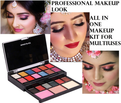 Latixmat Makeup Palette With 18 Color Eye Shadow 2 Color Highlighter and 1 Color Compact