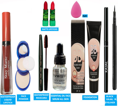 INWISH BRIDAL PROFESSIONAL PARTY MAKEUP COMBO SET FOR GIRLS & WOMEN SET OF 10 AY-07(Pack of 10)