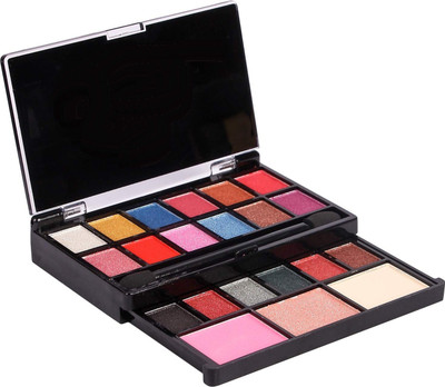 ADJD Multi Use 18 shade eyeshadow, 2 Highlighter, 1 Compact Powder Make-up Kits