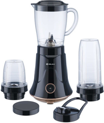 BAJAJ NX 01 300 W Mixer Grinder(NX 01 Watt | 3 Jars | Black & Copper)