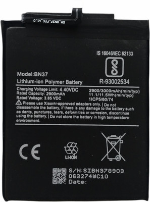 Full Mah Mobile Battery For  Xiaomi Redmi 6 / 6A 3000 mAh Original Battery