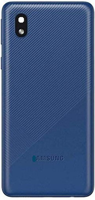 Sandreezz Samsung Galaxy A01 Core / SM-A013 (with Proper Logo) Back Panel(Blue)