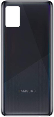Sandreezz Samsung Galaxy A31 / SM-A315 (with Proper Logo) Back Panel(Black)