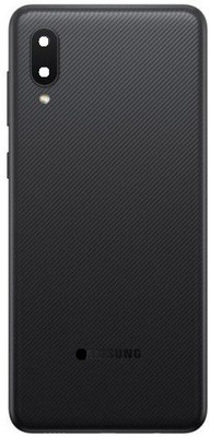 Sandreezz Samsung Galaxy A02 Back Panel(Black)