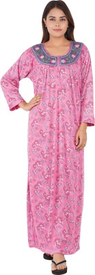 INSTRY Women Nighty(Pink)