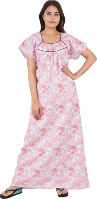 INSTRY Women Nighty(Pink)