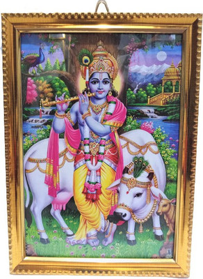 HOIVA SREEKRISHNAWITHFLUTE Religious Frame
