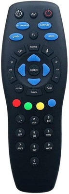 Haimac ®Universal Remote Compatible with Tata Sky Universal HD & SD Set top Box TATA SKY Remote Controller(Black)