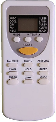 LipiWorld 49 AC Remote Control Compatible for  Micromax AC Remote Controller(White/Grey)