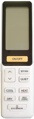 BhalTech 243 AC Compatible for  HAIER AC Remote Controller(White)