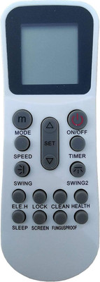 BhalTech 125 AC Compatible for  AC Bluestar Remote Controller(White)