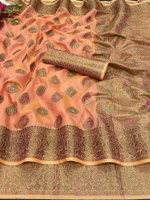 NIYAMI Cotton Silk Self Design Blouse Material