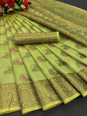 NIYAMI Cotton Silk Self Design Blouse Material