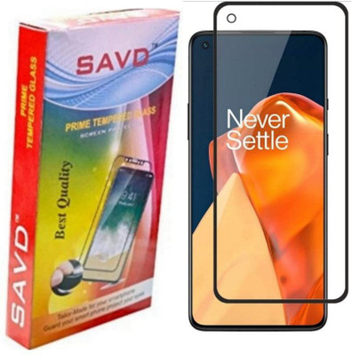SAVD Edge To Edge Tempered Glass for Oneplus 9R(Pack of 1)