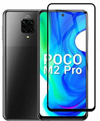 DropFit Edge To Edge Tempered Glass for Poco M2 Pro(Pack of 1)