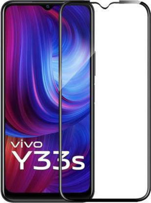 SVK Edge To Edge Tempered Glass for VIVO Y33S(Pack of 1)