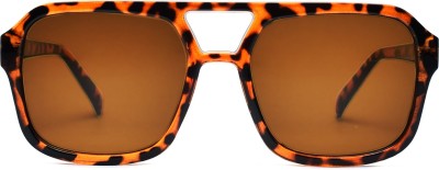 PETER JONES Aviator Sunglasses(For Men & Women, Brown)