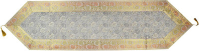 Lal Haveli Grey 152.4 cm Table Runner(Silk)