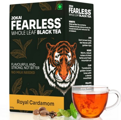 FEARLESS Black Tea with Royal Cardamom Mix Cardamom Black Tea Box(200 g)