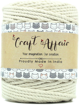 Craft Affair Off White Thread(50 m Pack of1)