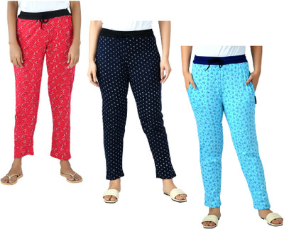 Indistar Printed Women Multicolor Track Pants