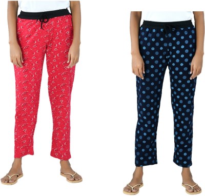 IndiWeaves Printed Women Multicolor Track Pants