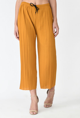 Purser Relaxed Women Yellow Trousers