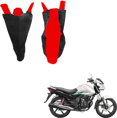 RiderShine Waterproof Two Wheeler Cover for Hero(Achiever, Black, Red)