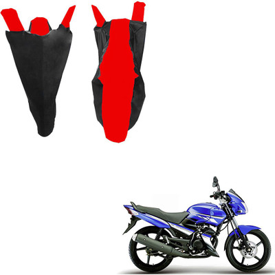 RiderShine Waterproof Two Wheeler Cover for Yamaha(Gladiator RS, Black, Red)