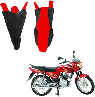 RiderShine Waterproof Two Wheeler Cover for LML(CRD, Black, Red)