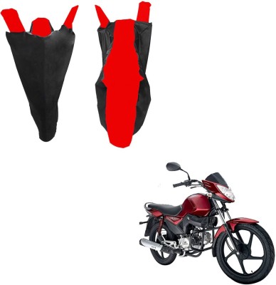 RiderShine Waterproof Two Wheeler Cover for Mahindra(Stallio, Black, Red)