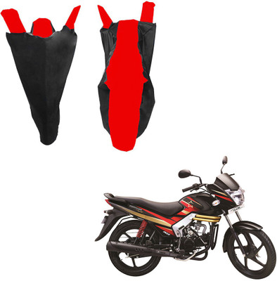 RiderShine Waterproof Two Wheeler Cover for Mahindra(Centuro XT, Black, Red)
