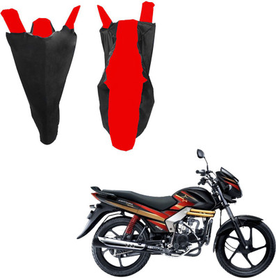 RiderShine Waterproof Two Wheeler Cover for Mahindra(Centuro Rockstar, Black, Red)