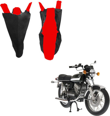 RiderShine Waterproof Two Wheeler Cover for Yamaha(RD 350, Black, Red)