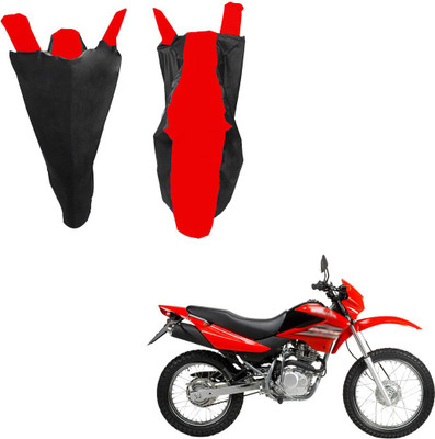 RiderShine Waterproof Two Wheeler Cover for Hero(Impulse, Black, Red)