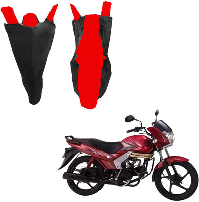 RiderShine Waterproof Two Wheeler Cover for Mahindra(Centuro NXT, Black, Red)