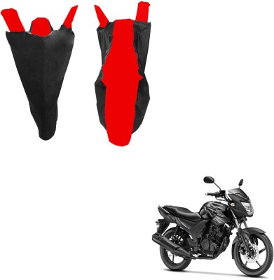 RiderShine Waterproof Two Wheeler Cover for Yamaha(SZ-RR, Black, Red)