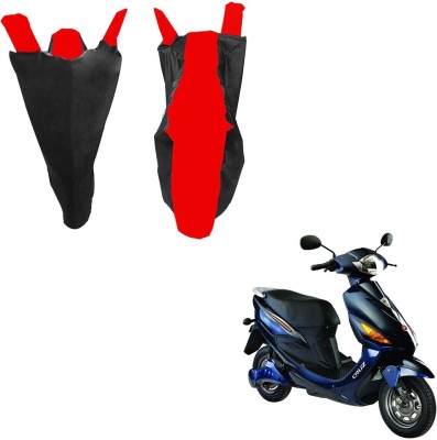 RiderShine Waterproof Two Wheeler Cover for Hero(Electric Cruz, Black, Red)