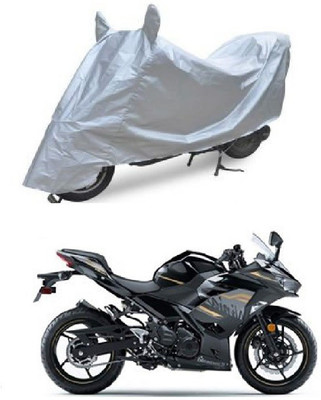 A2D Two Wheeler Cover for Kawasaki(Ninja 400, Silver)