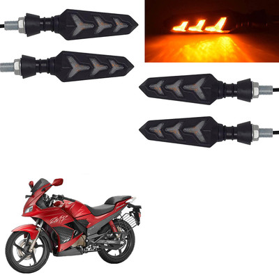 Vagary Rear, Side LED Indicator Light for Hero Karizma ZMR(Yellow)