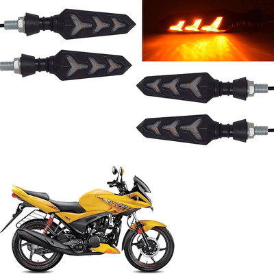 Vagary Rear, Side LED Indicator Light for Hero Ignitor(Yellow)
