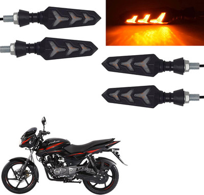 Vagary Rear, Side LED Indicator Light for Bajaj Pulsar 150(Yellow)