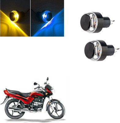Vagary Front LED Indicator Light for Hero Passion Plus(Blue, Yellow)