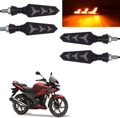 Vagary Rear, Side LED Indicator Light for Honda CBF 125(Yellow)
