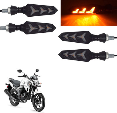 Vagary Rear, Side LED Indicator Light for Honda Trigger(Yellow)