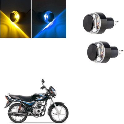 Vagary Front LED Indicator Light for Bajaj CT 100(Blue, Yellow)