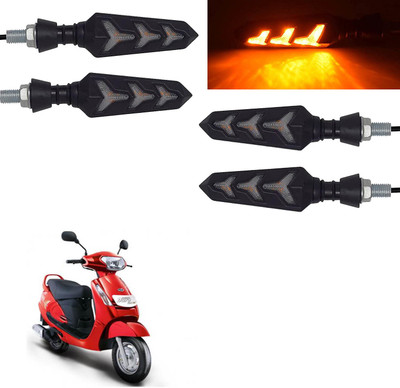 Vagary Rear, Side LED Indicator Light for Mahindra Duro(Yellow)