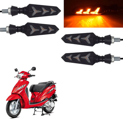 Vagary Rear, Side LED Indicator Light for TVS Wego(Yellow)