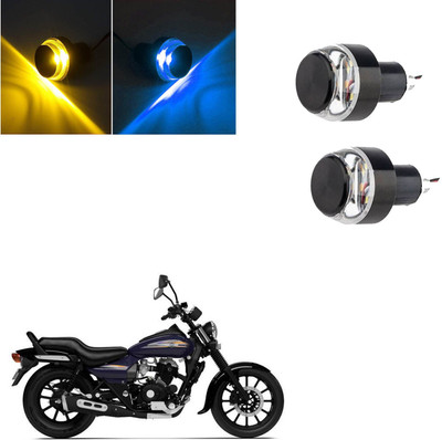 Vagary Front LED Indicator Light for Bajaj Universal For Bike(Blue, Yellow)