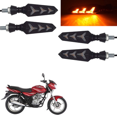 Vagary Rear, Side LED Indicator Light for Bajaj Discover 125 M(Yellow)